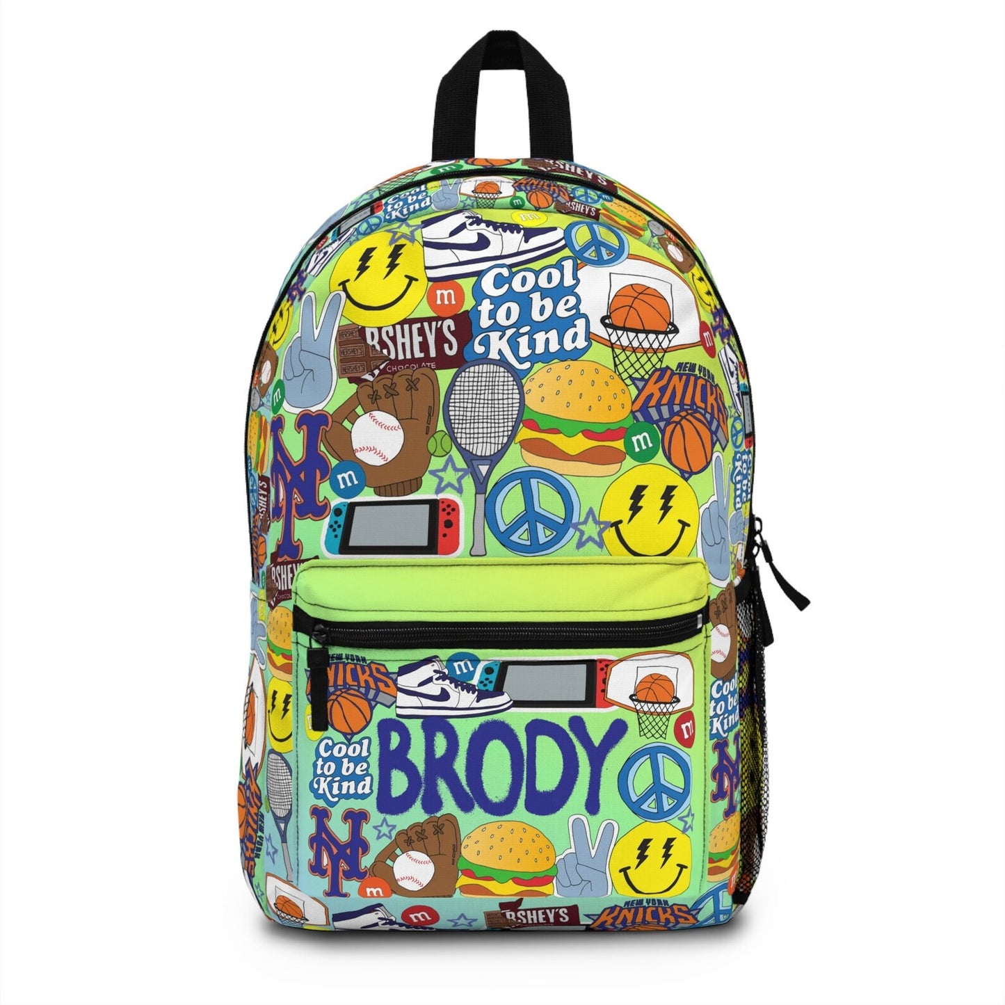 Sticker Style Knapsack - Cool Guy