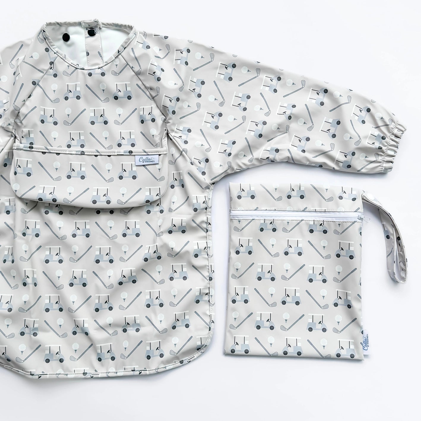 Long Sleeve Bib + Pocket - Golf