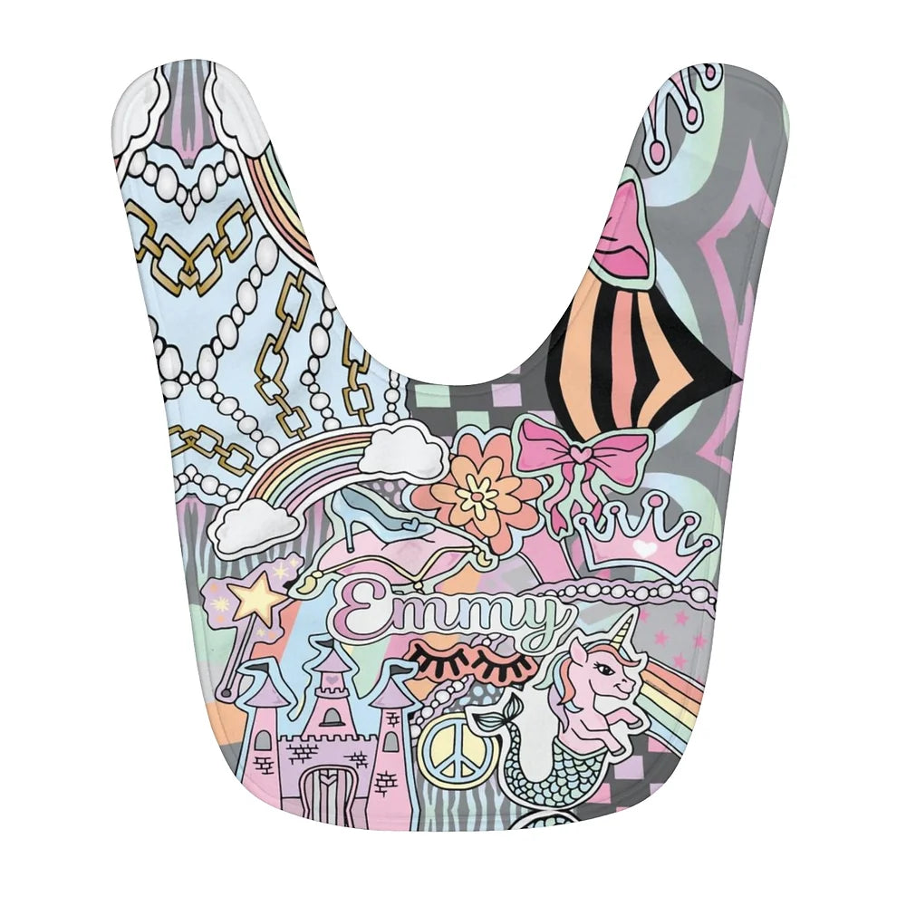 Graffiti Fairy Tale Bib