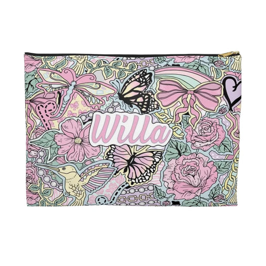 Graffiti Flowers Pouch