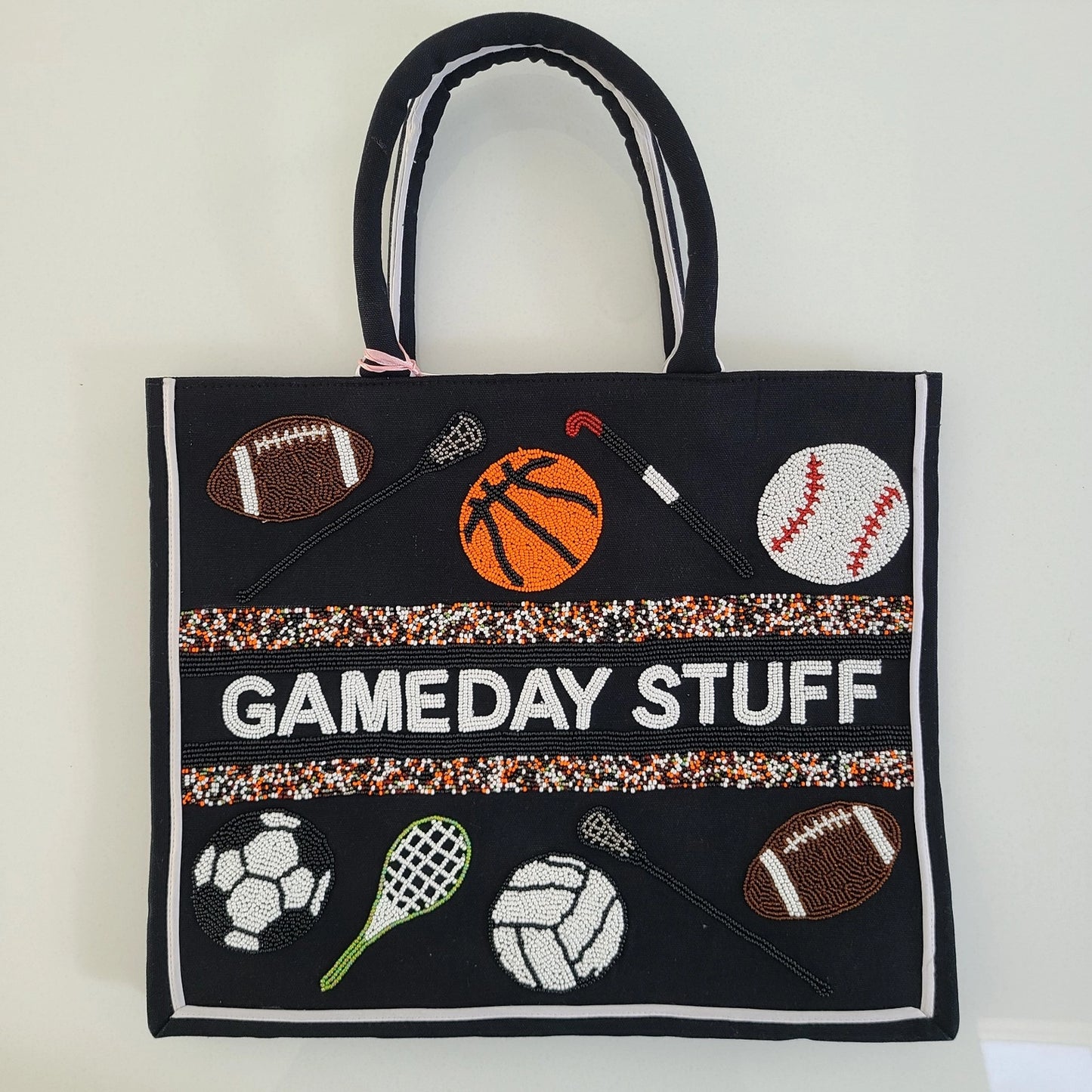 Beaded Tote - Game Day