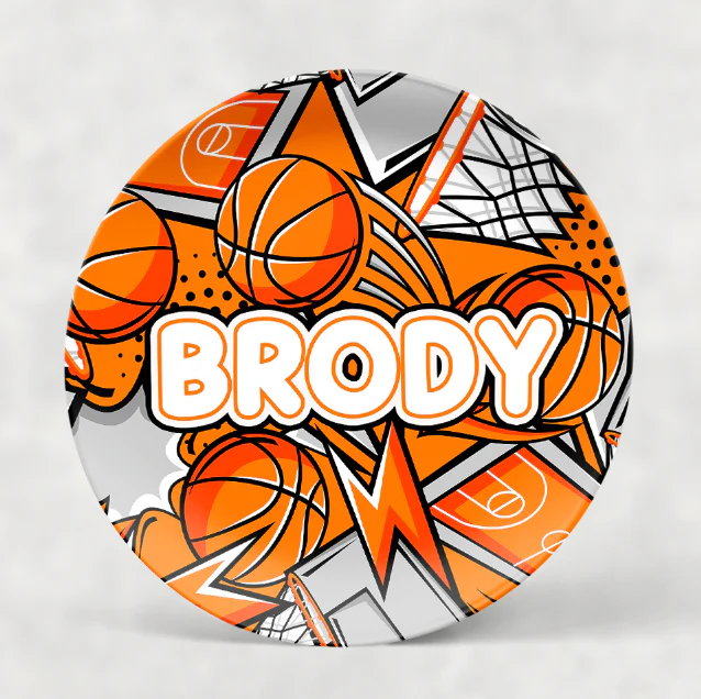 Dishware - Grafitti Basketball