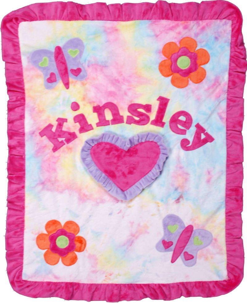 Hippie Chick Plush Minky Blanket