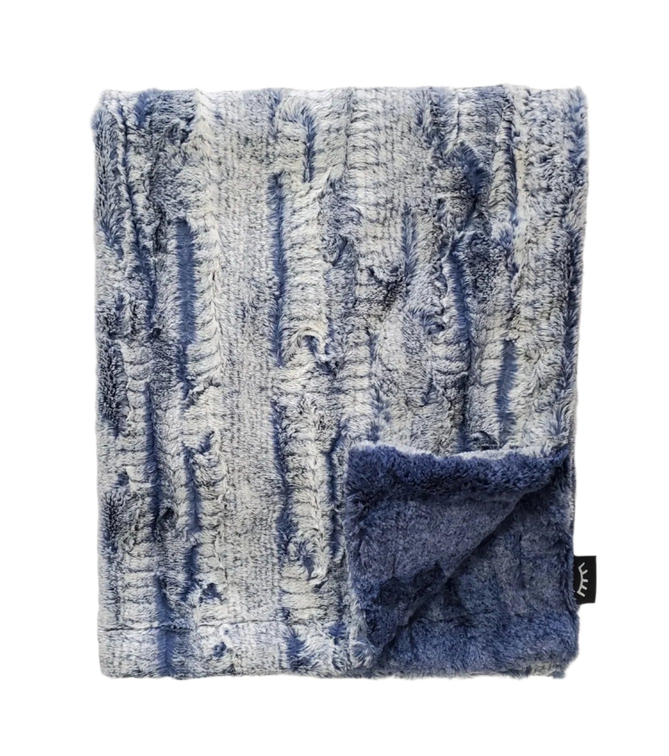 Minky Blanket Boa Wave Fuchsia
