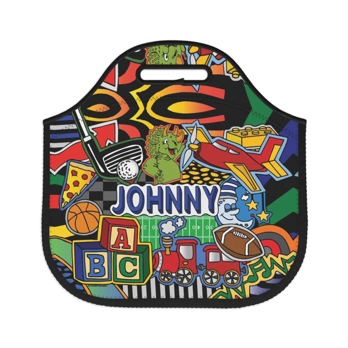 Graffiti Playtime Lunch Tote