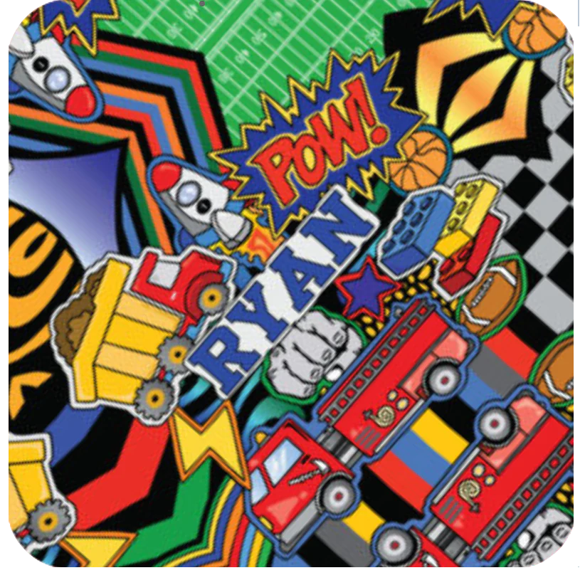 Graffiti POW Hooded Towel
