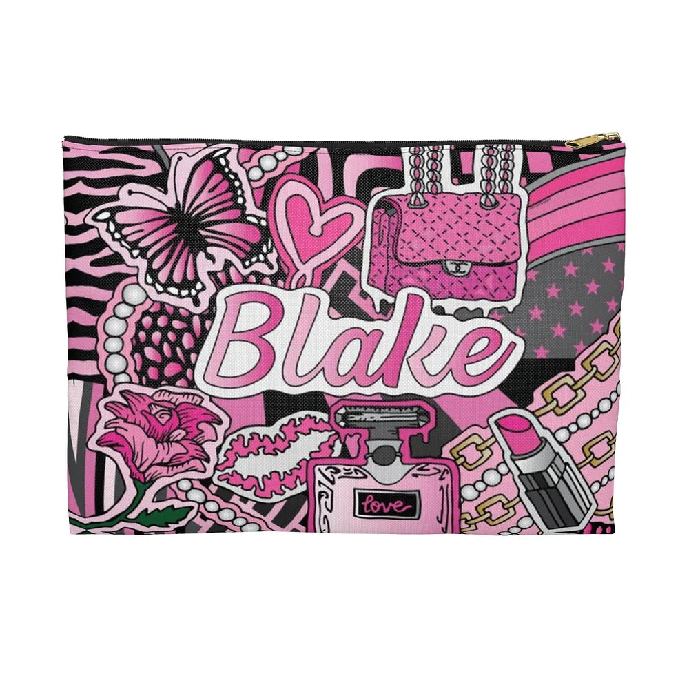 Graffiti Pretty in Pink Pouch