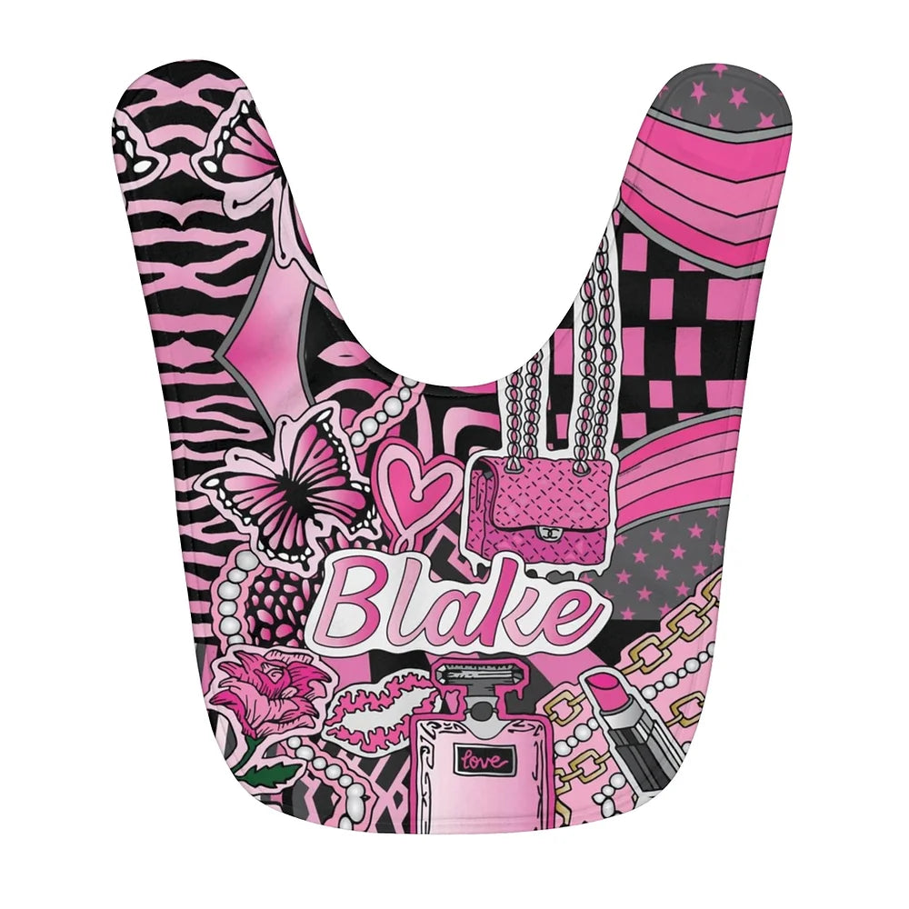 Graffiti Pretty in Pink Bib