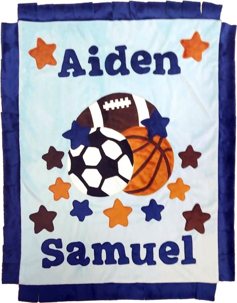 Multi Sport Plush Minky Blanket