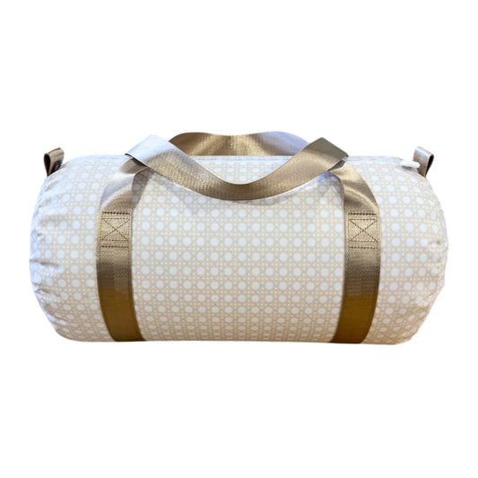 Water Resistant Medium Duffle Bag - Champagne Bungalow