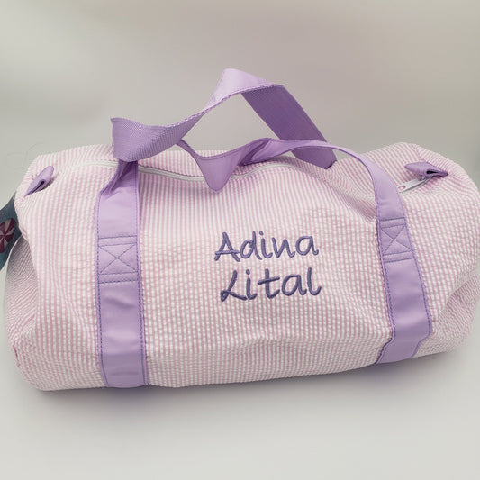 Medium Duffle Bag - Princess Seersucker