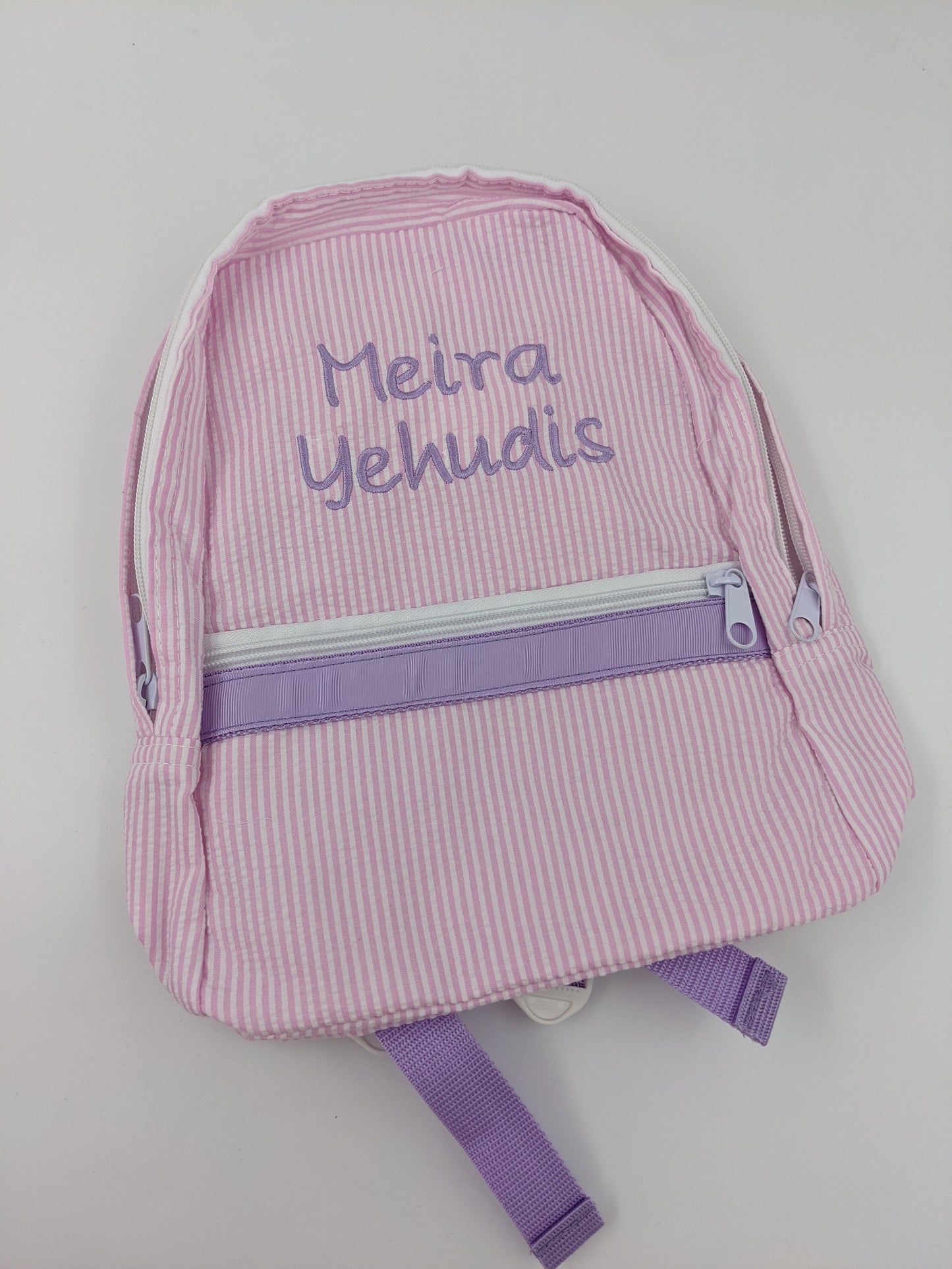 Princess Seersucker Knapsack Small