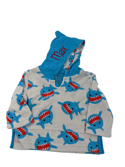 Baby Terry Swim Coverup - Shark