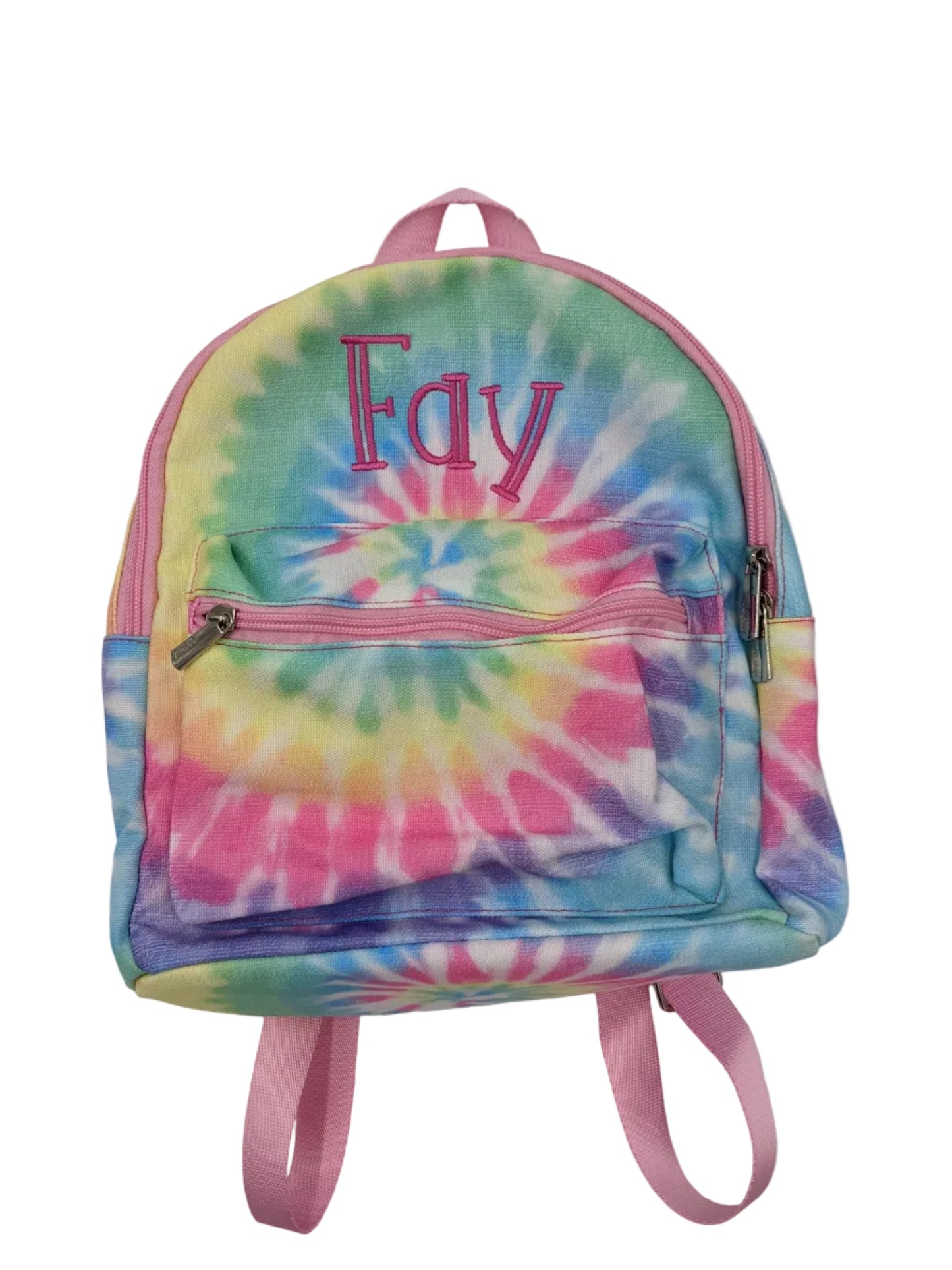 Tie Dye Rainbow Canvas Knapsack Mini