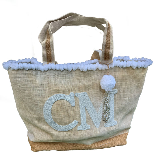 Beaded Beach Bag