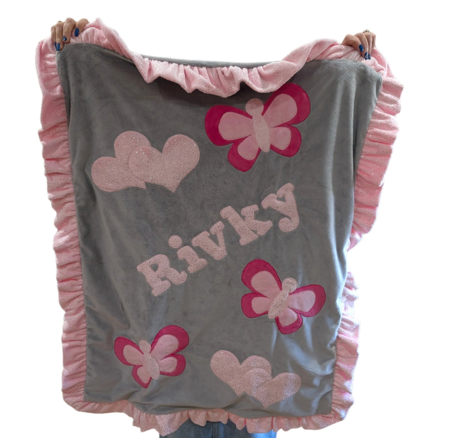 Fly Fly Butterfly Plush Minky Blanket