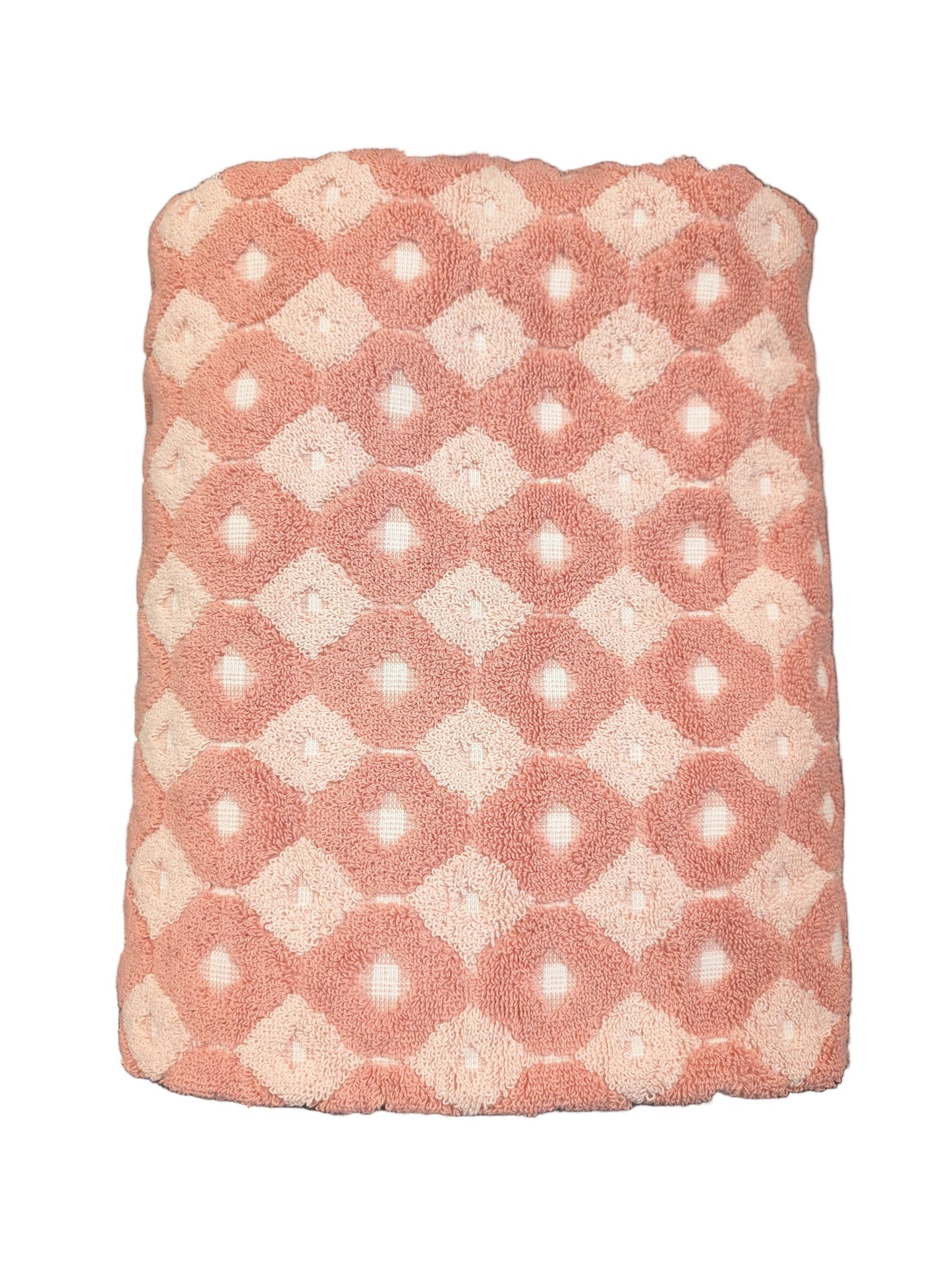 Hooded Towel - Patterned Pink