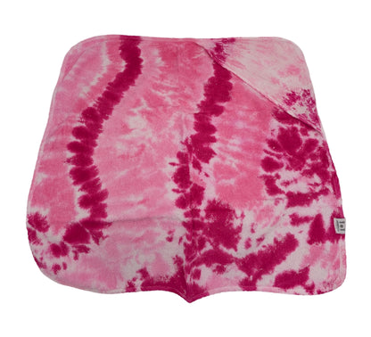 Hooded Baby Towel - Tie Dye Pink