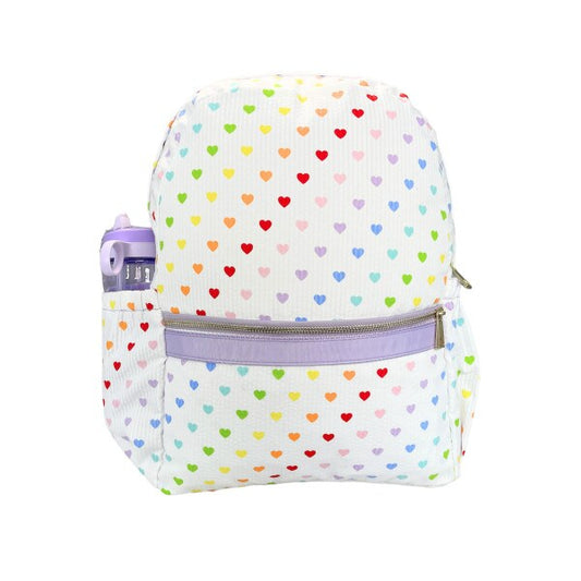 Medium Knapsack with Pocket Tiny Hearts