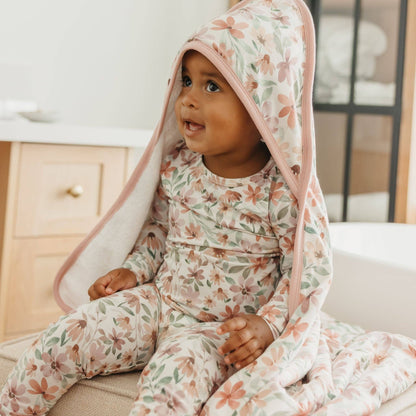 Baby Knit Hooded Towel - Natalie