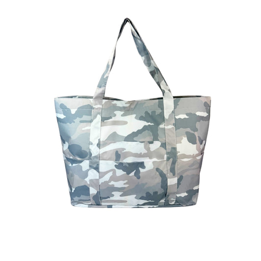 Water Resistant Big Mama Tote - Grey Camo