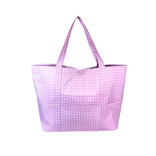 Water Resistant Big Mama Tote - Pink Bungalow