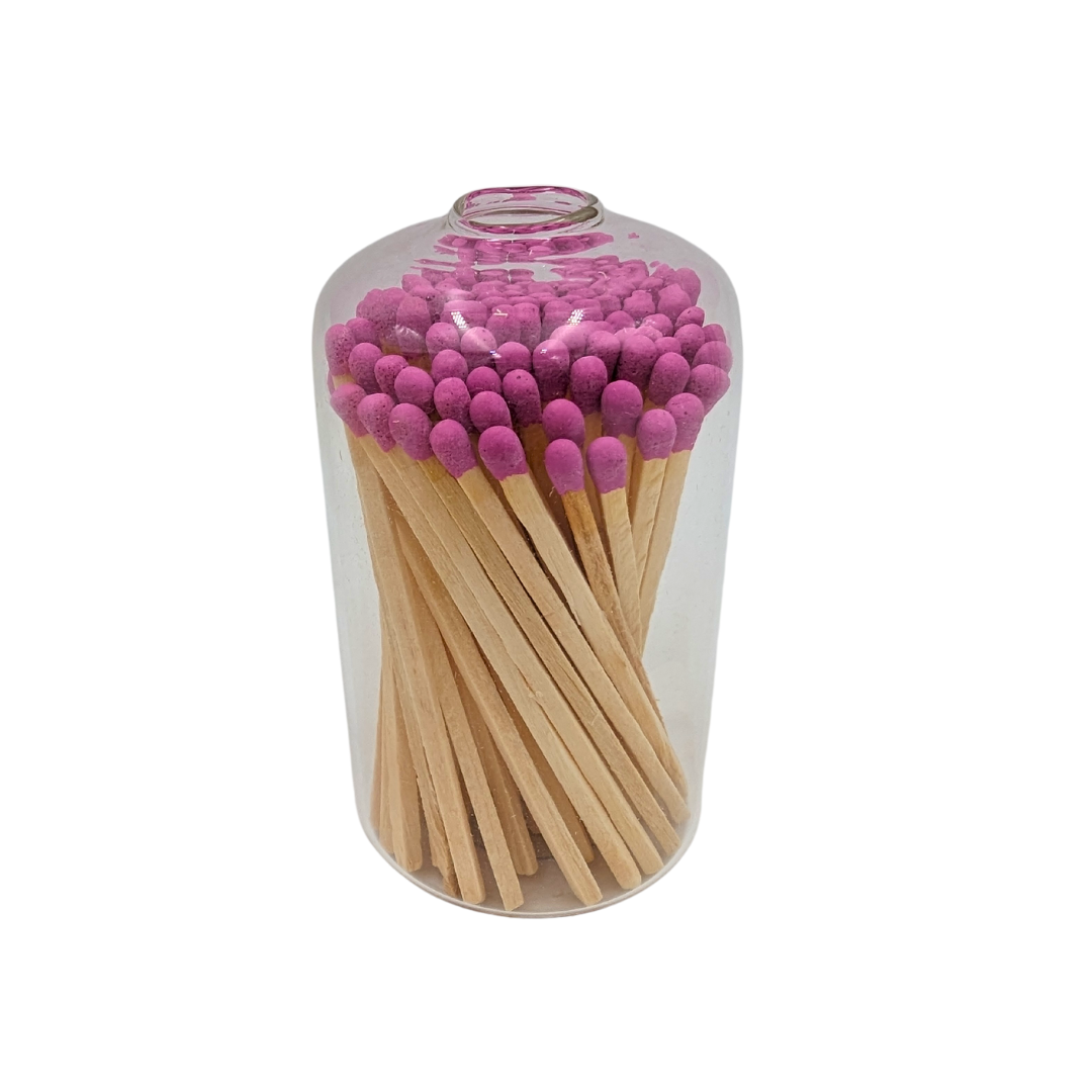 Modern Match Holder - Pink