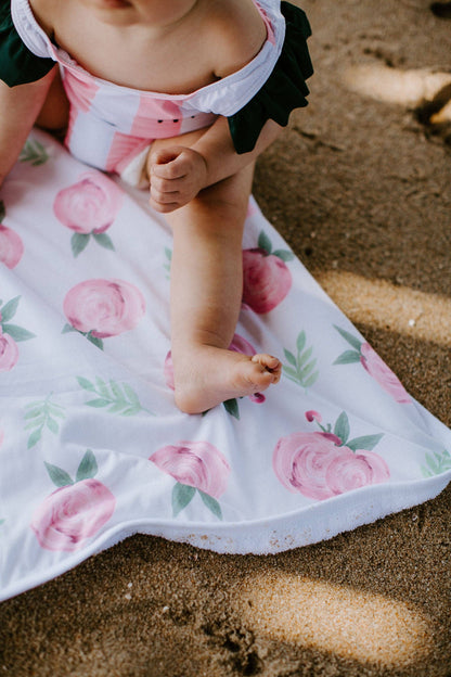 Baby Knit Hooded Towel - Grace