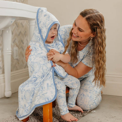 Baby Knit Hooded Towel - Vintage Carnival