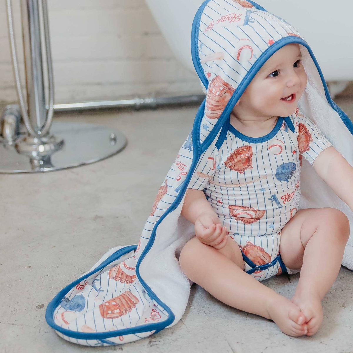 Baby Knit Hooded Towel - All Star