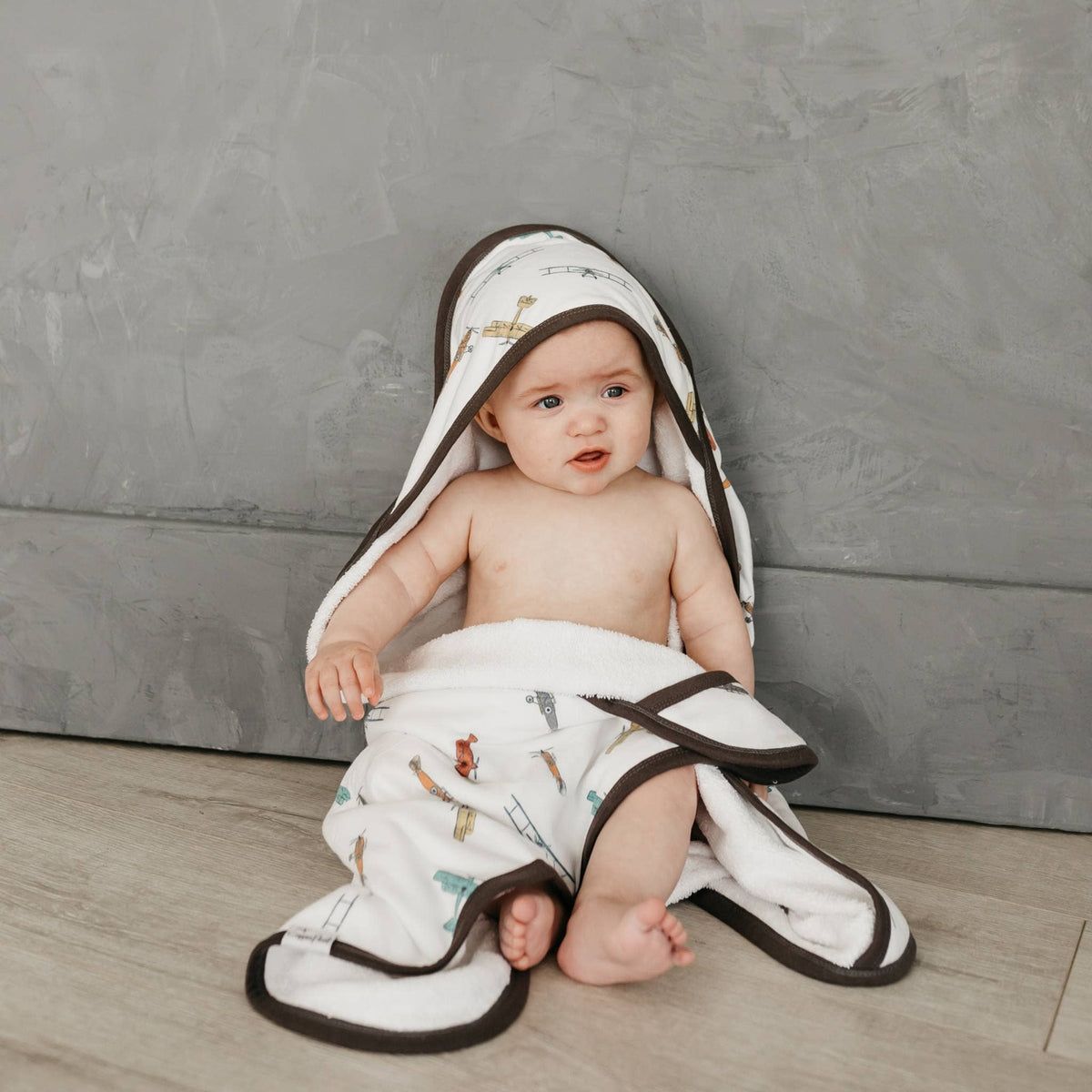 Baby Knit Hooded Towel - Ace
