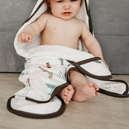 Baby Knit Hooded Towel - Ace