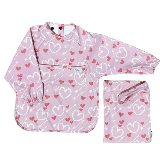 Long Sleeve Bib + Pocket - Love Struck