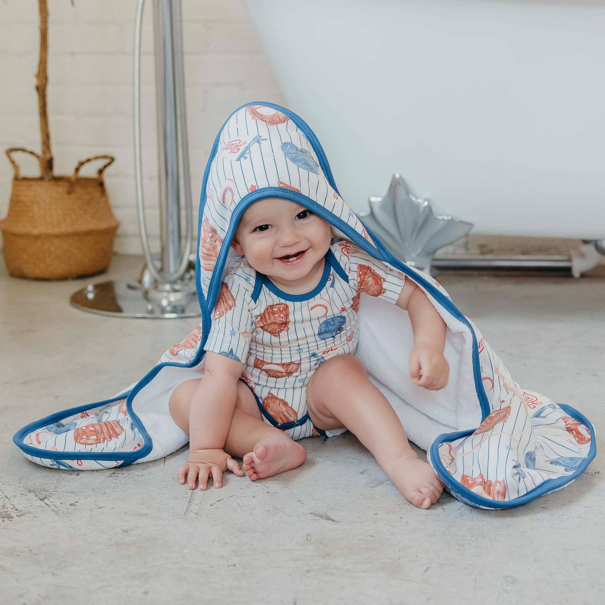 Baby Knit Hooded Towel - All Star