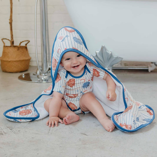 Baby Knit Hooded Towel - All Star