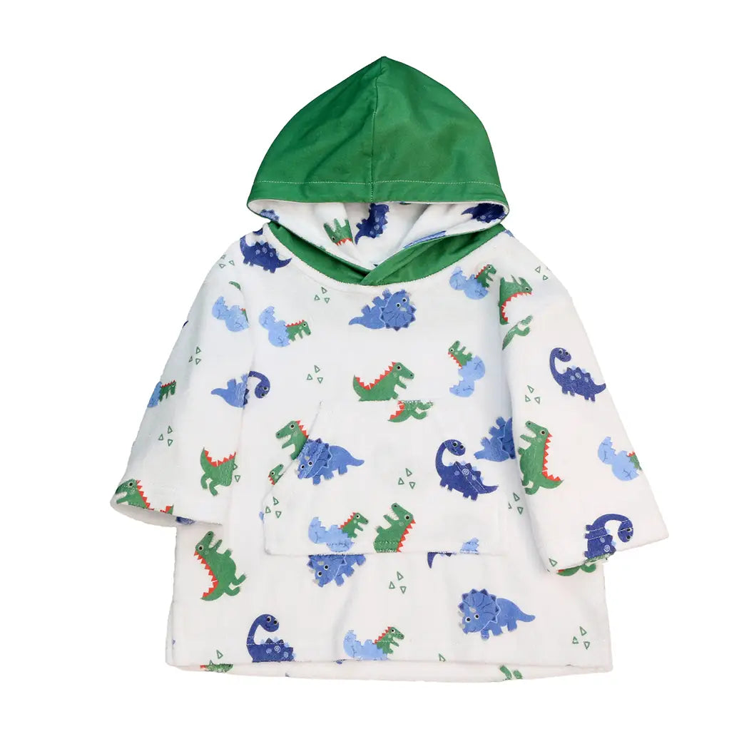 Baby Terry Swim Coverup - Dino