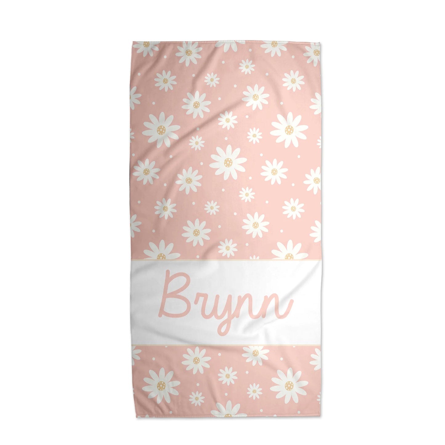 Beach Towel Daisy Pink