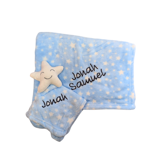 Lovey Gift Set Star - Blue