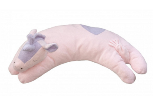 Angel Dear Curved Pillow - Pink/Lavender Unicorn