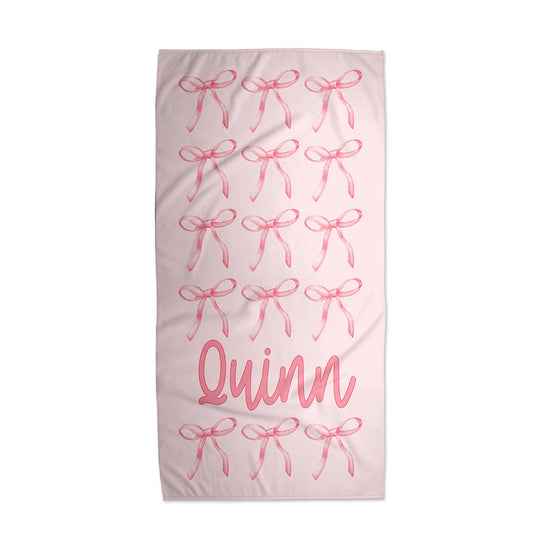 Beach Towel Coquette Bow