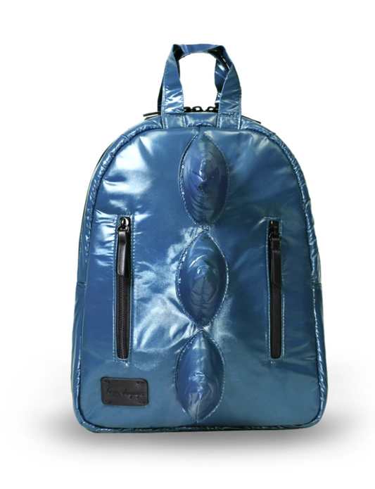 Puffer Knapsack Mini - Dark Blue Rhino