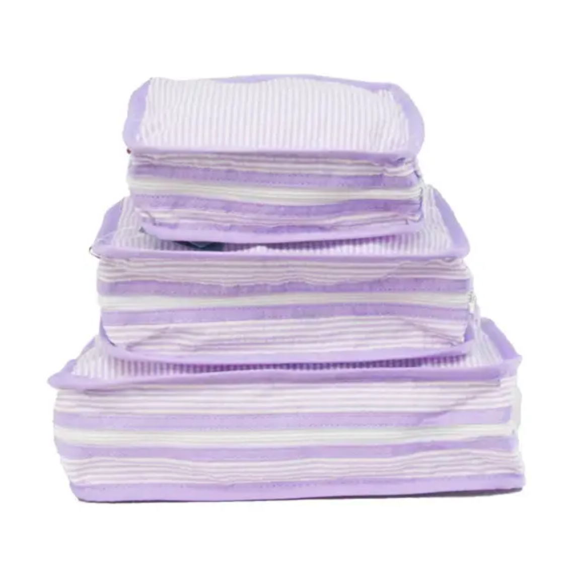 Packing Cubes - Lilac Seersucker