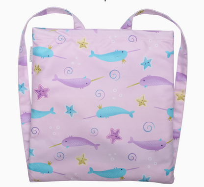 Towel Backpack - Narwhal/Starfish