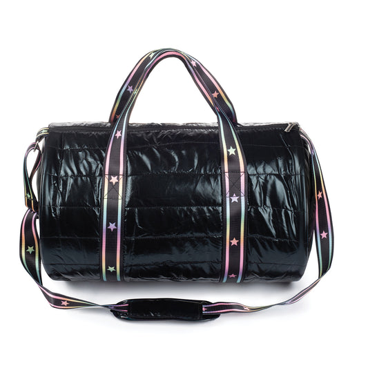 Puffer Duffle Bag - Gradient Star Strap