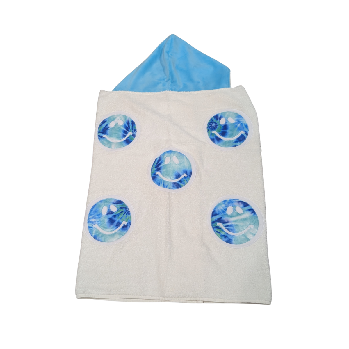 Boogie Baby Hooded Towel - All Smiles Blue