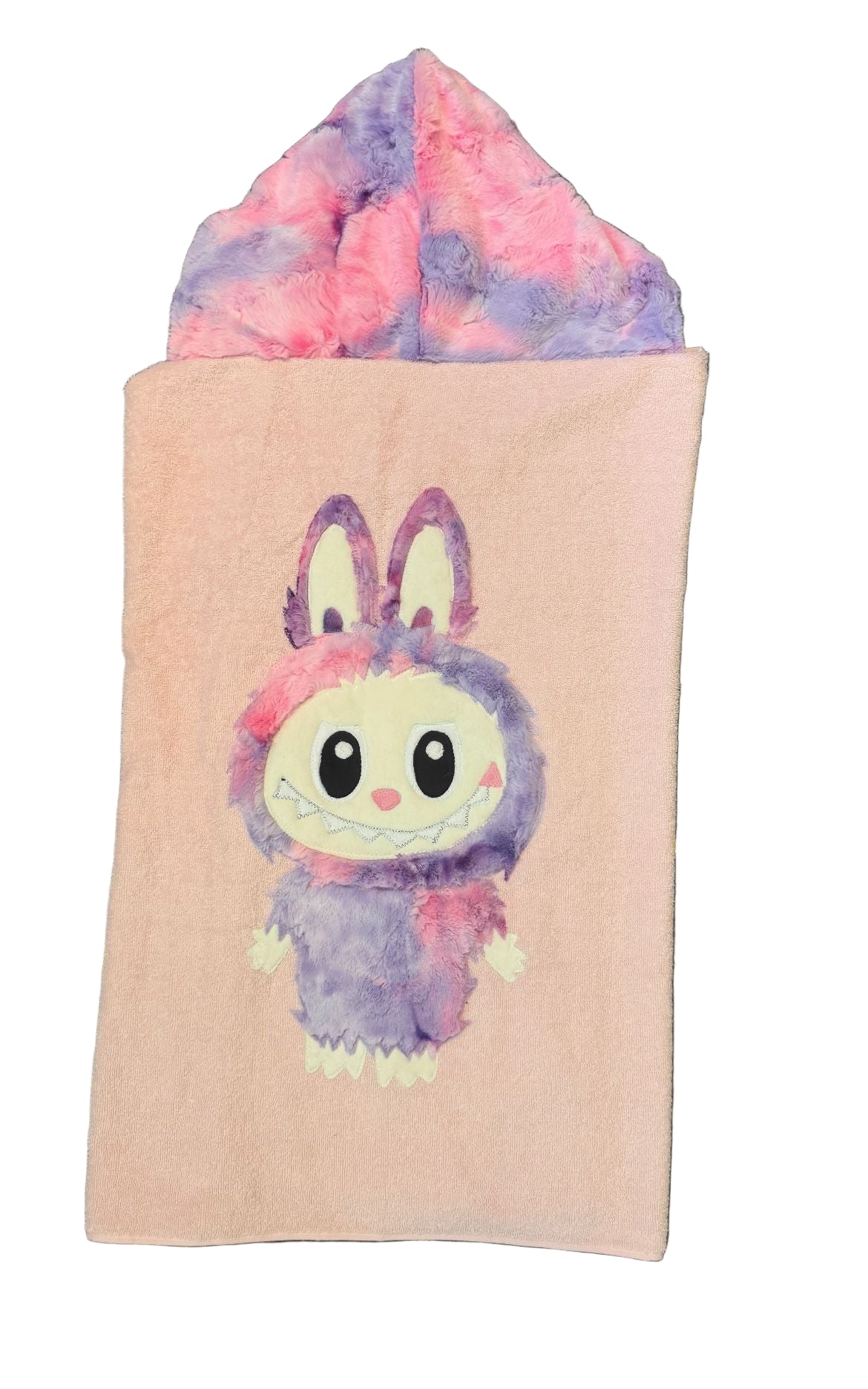 Lafufu Plush Minky Hooded Towel
