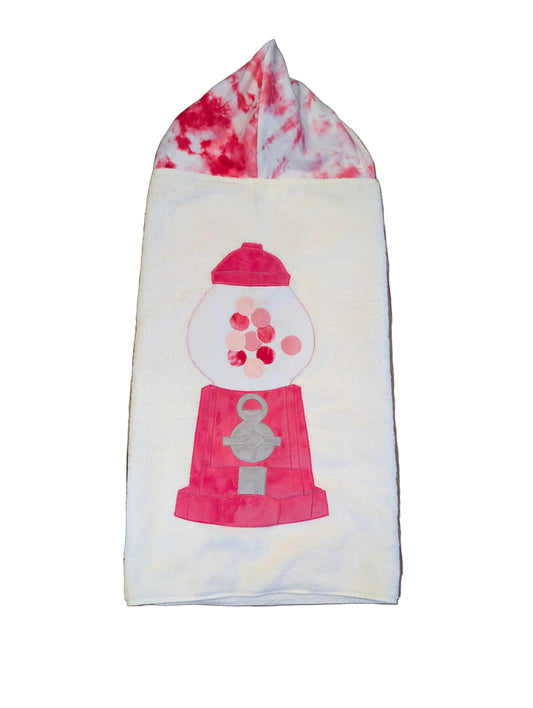 Boogie Baby Hooded Towel - Pink Gumball