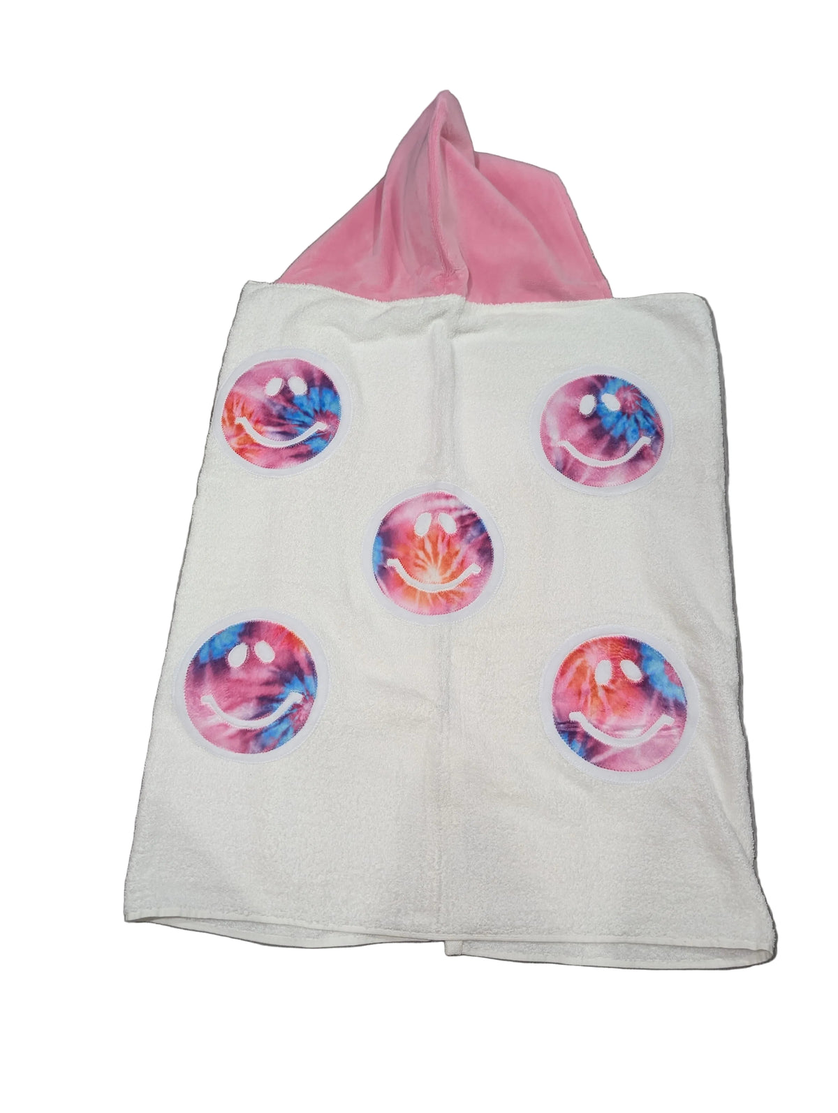 Boogie Baby Hooded Towel - All Smiles Pink
