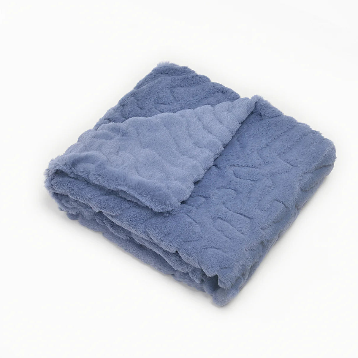 Ultra Soft Blanket Wavy Blue