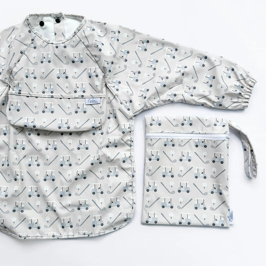 Long Sleeve Bib + Pocket - Golf